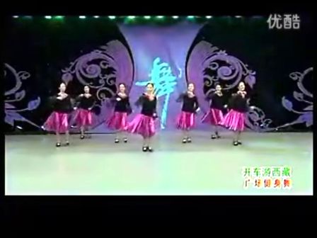 紫蝶广场舞 开车游西藏